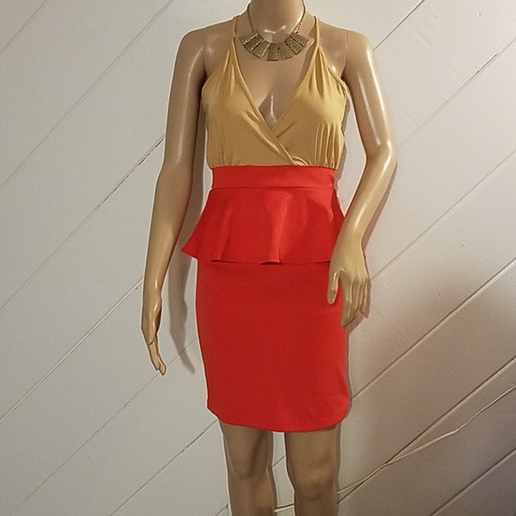 NWOT Peplum Party dress sz Small - Picture 3 of 5